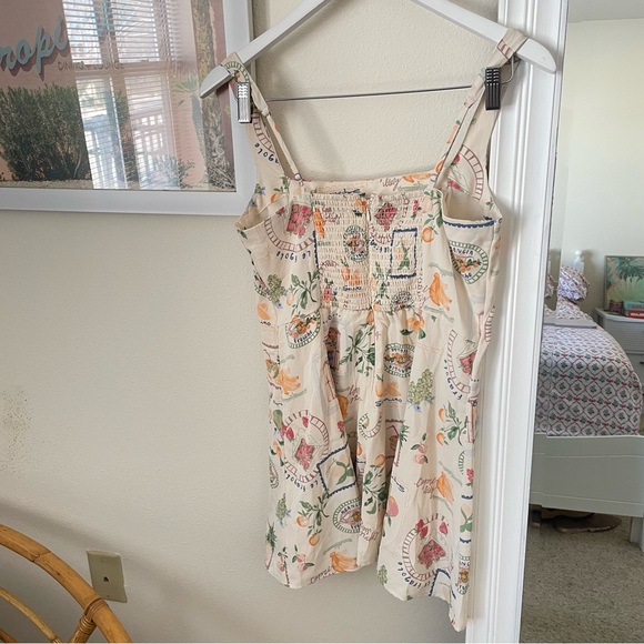 Abercrombie & Fitch Squareneck Fruit Print Mini Dress - Picture 4 of 4